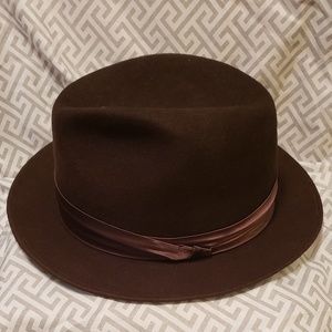 Mens Brown Fedora